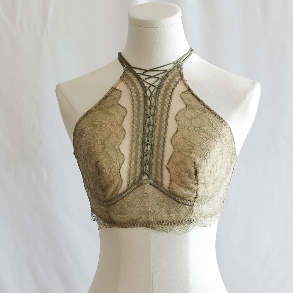 Victoria's secret lace Green Bralette size M
